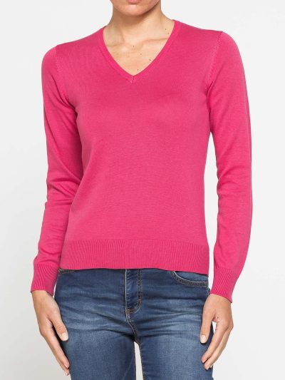 ЖЕНСКИЙ СВИТЕР  V-NECK